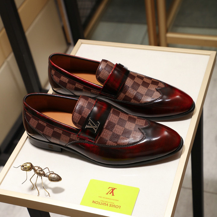 Louis Vuitton leather shoes men-LV3391D - Click Image to Close